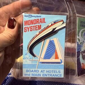 Disney WDI 2012 WDW Monorail Poster Pin LE300 PP93573 NOS
